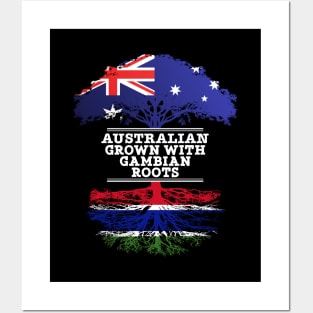 Australian Grown With Gambian Roots - Gift for Gambian With Roots From Gambia Posters and Art